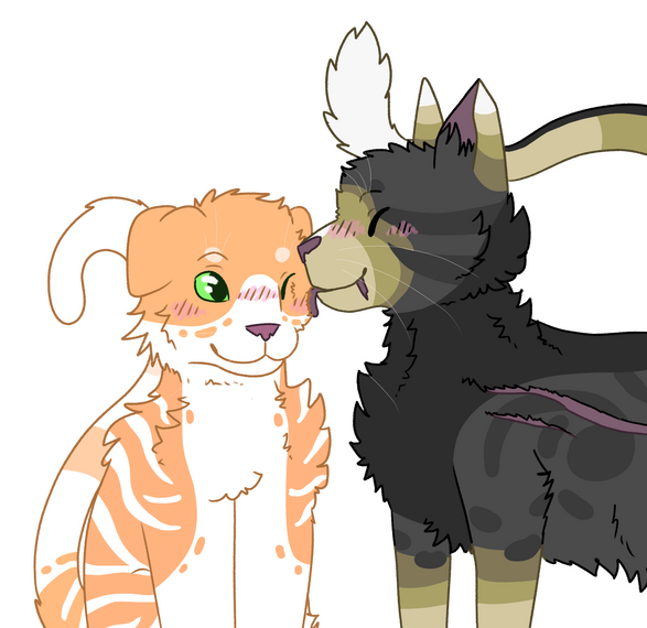 Roseburn and Addermask (@lolliepup4321)